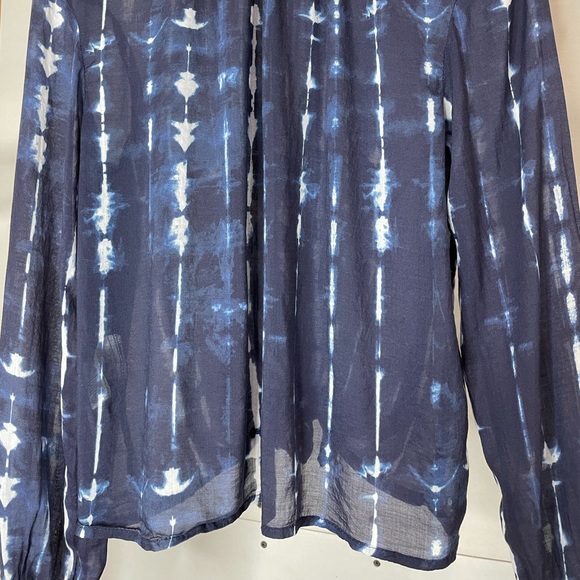 Anthropologie Cloth & Stone Tie Dye Blouse - Picture 10 of 10